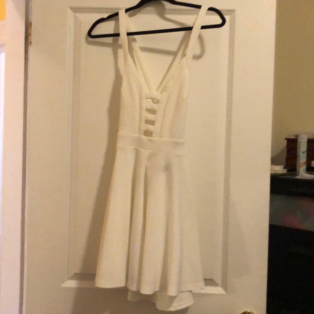 White Strappy Racer Dress!!!